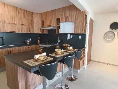Departamento Amueblado con alberca Col Jardin
