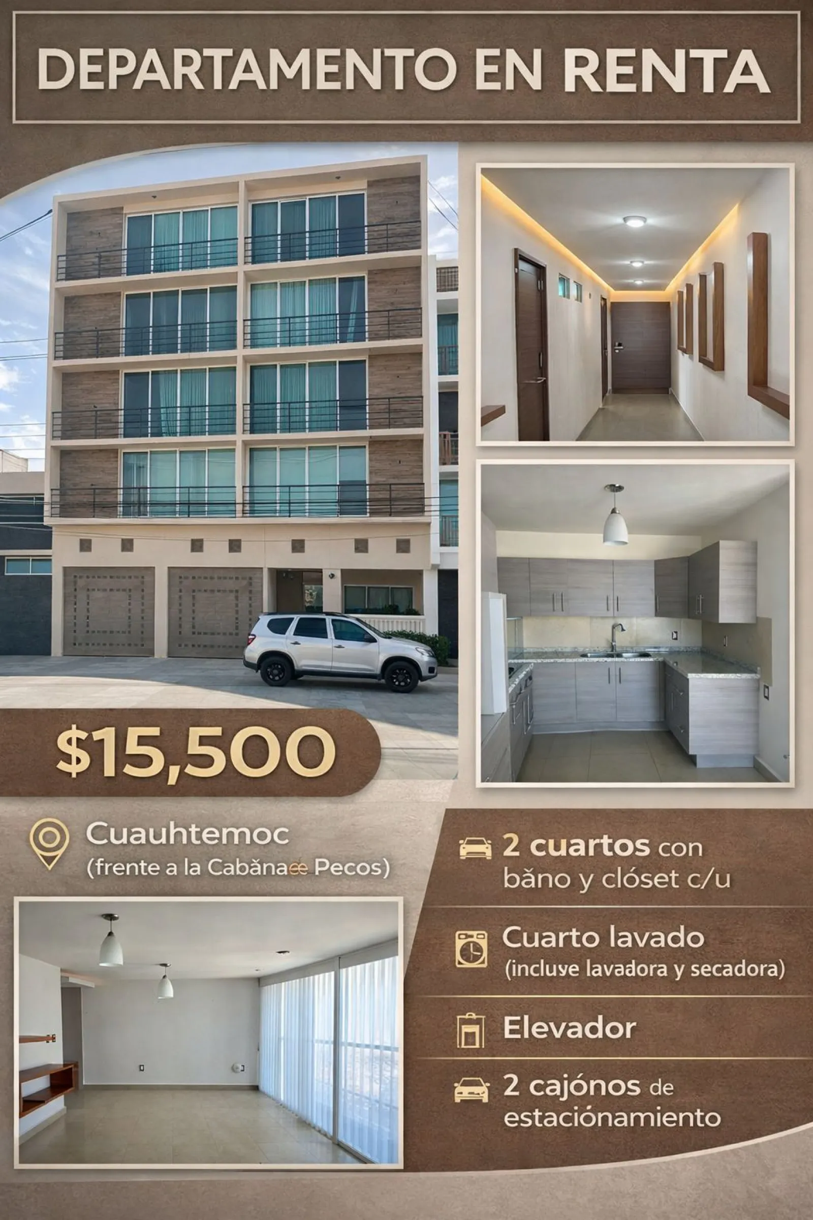 DEPARTAMENTO EN RENTA
